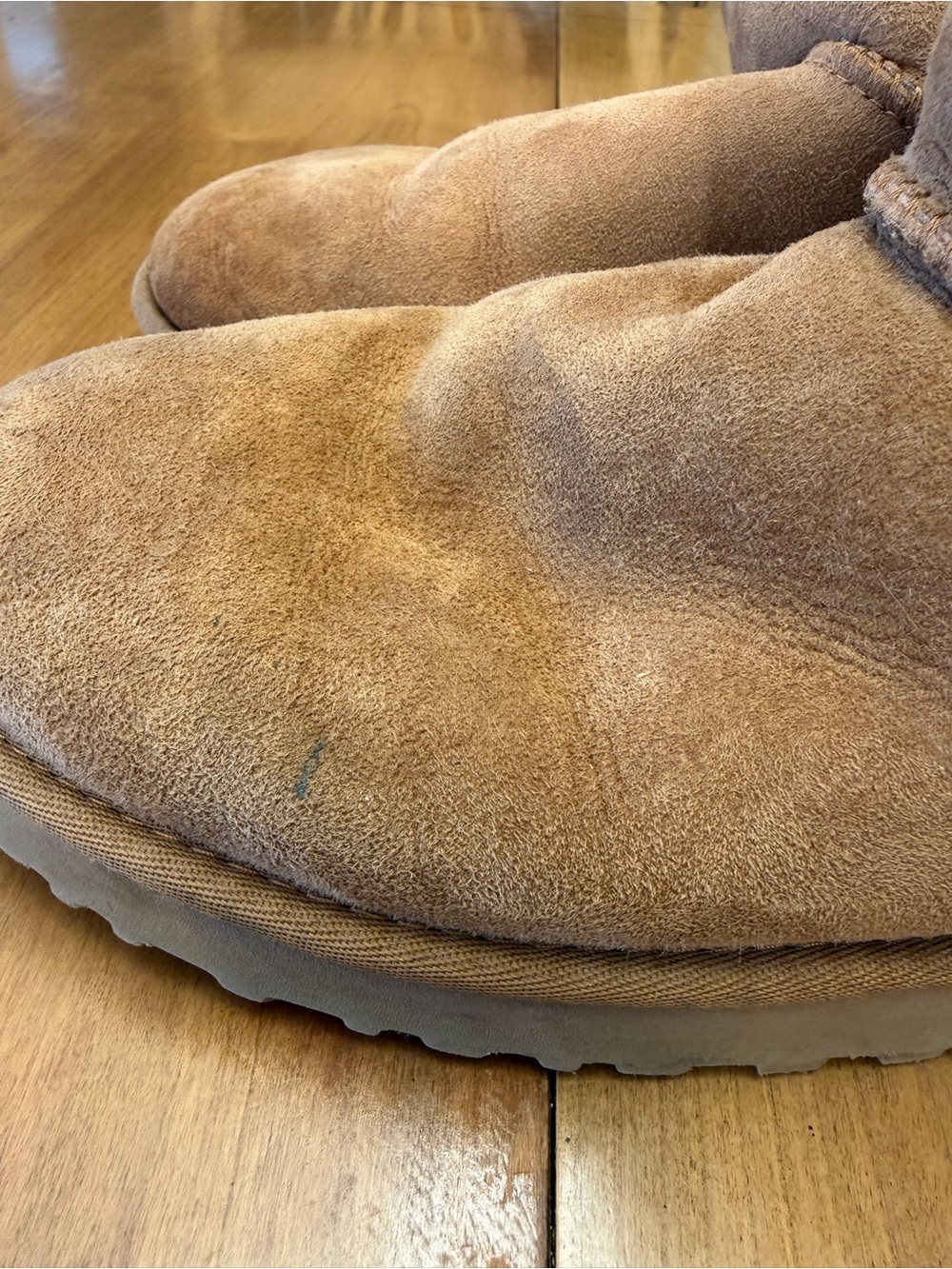 UGG Chestnut Suede Short Boots | 10 | Winter Cabincore Gorpcore Cozy Style - Picture 6 of 9